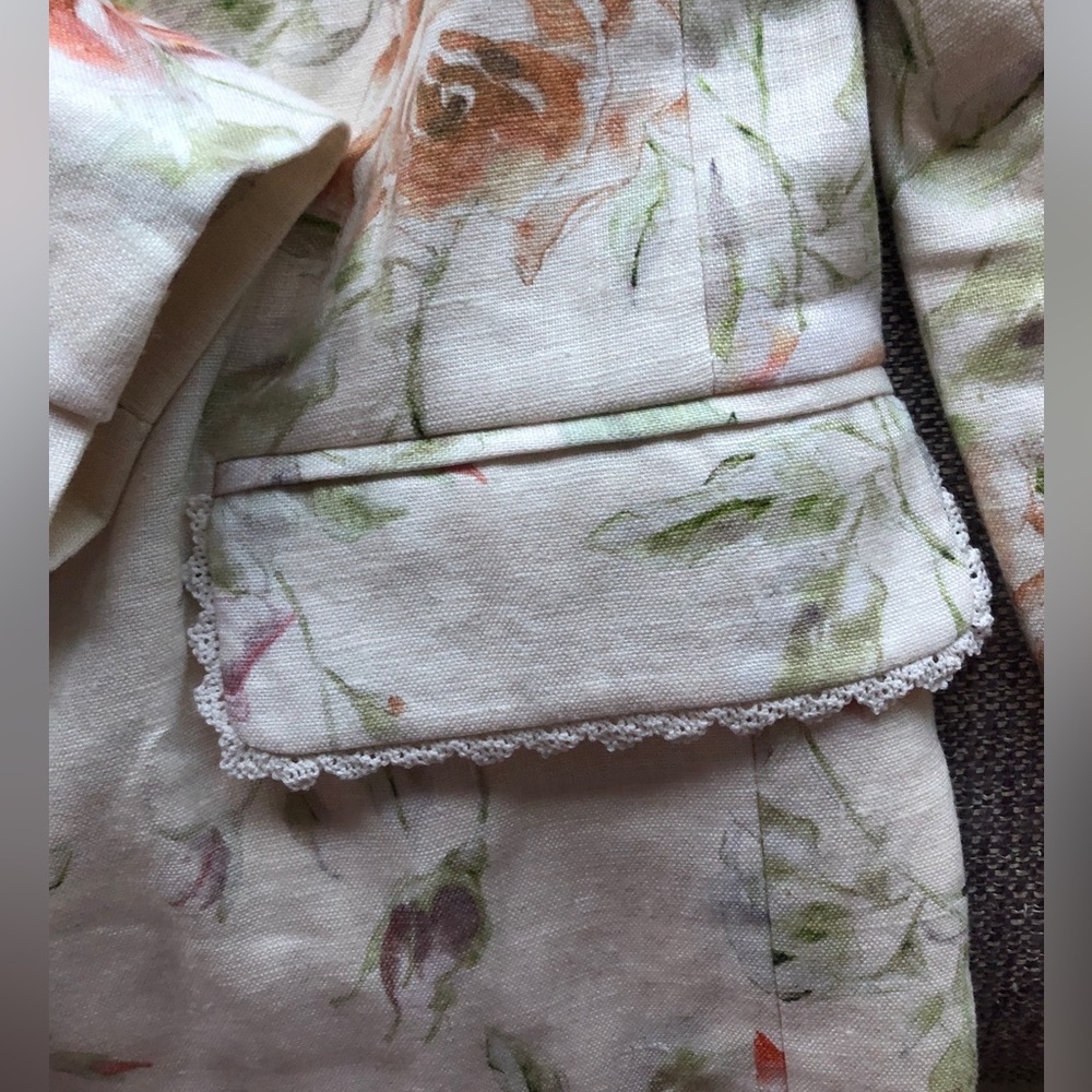 Ofra Linen Blazer - Size Small - NWT - Picture 5 of 8